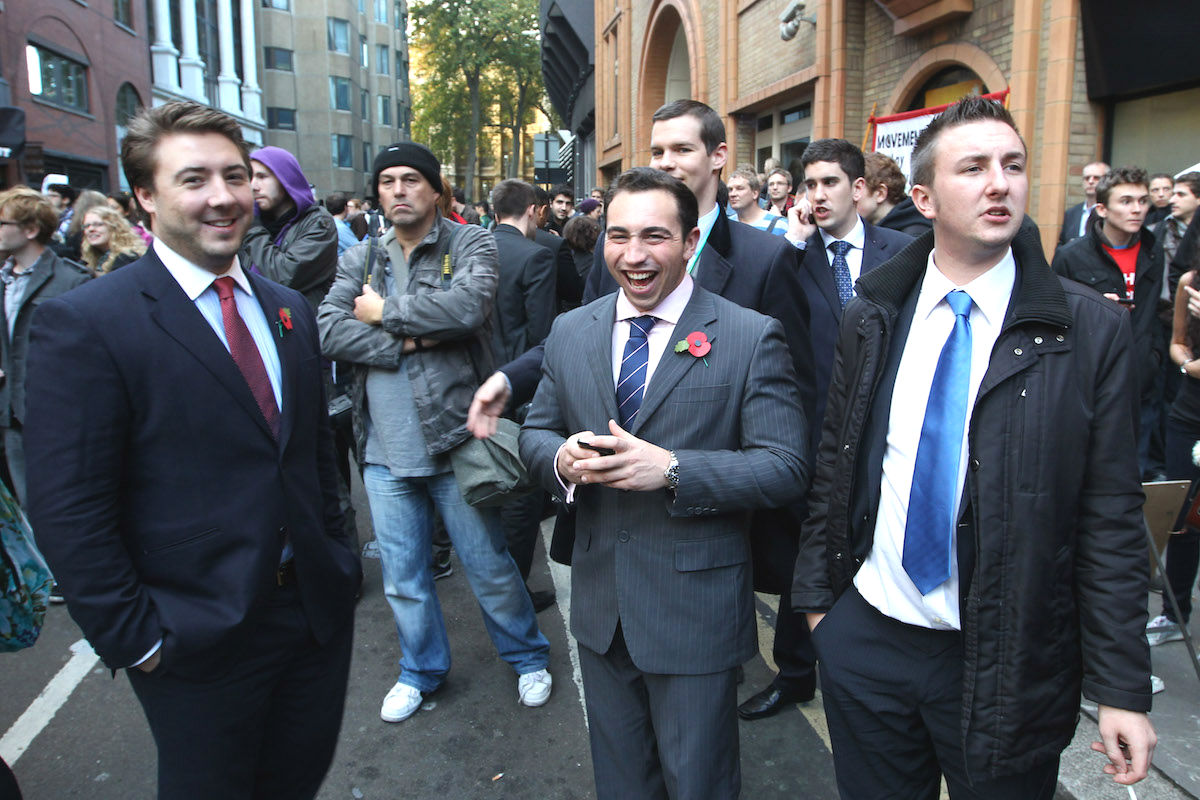Un grupo de auditores en las calles de Londres (Foto: GETTY)