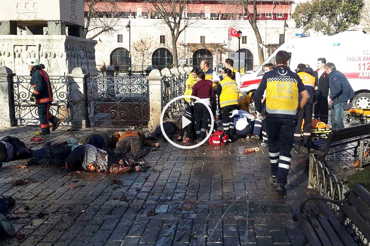 La explosión ha tenido lugar en una zona con gran concentración de turistas. (Foto: AFP)