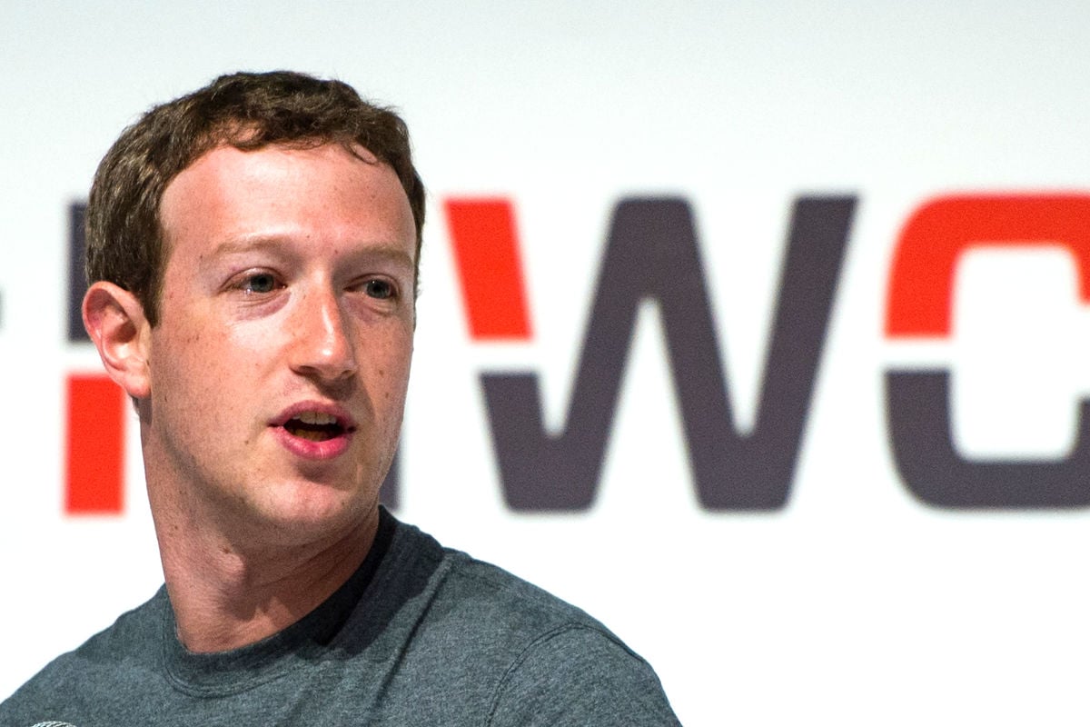 El fundador de Facebook , Mark Zuckerberg, en una conferencia. (Foto: Getty).