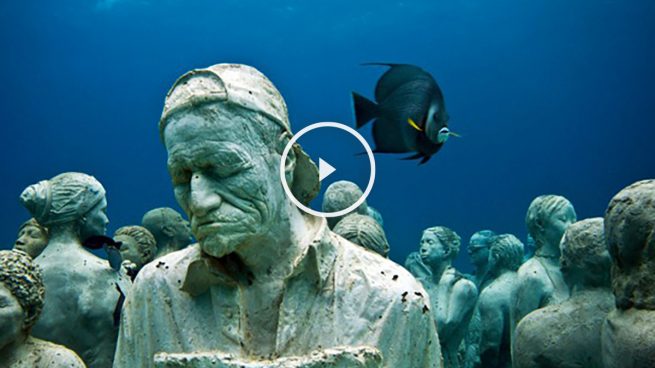Lanzarote cuenta ya con las primeras esculturas del primer museo subacuático de Europa