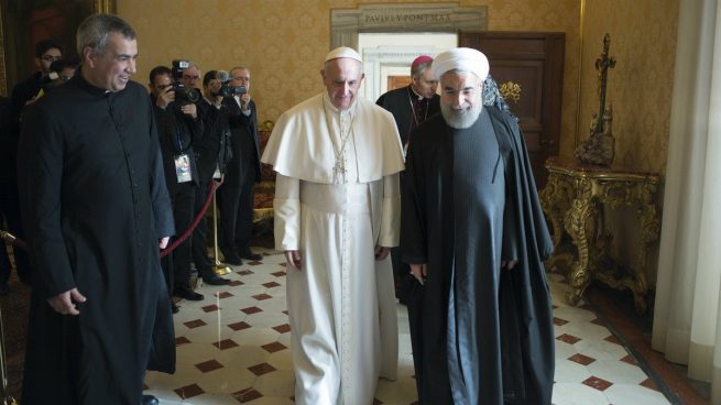 El Papa recibe al presidente de Irán para hablar del acuerdo nuclear y la situación de Oriente Próximo
