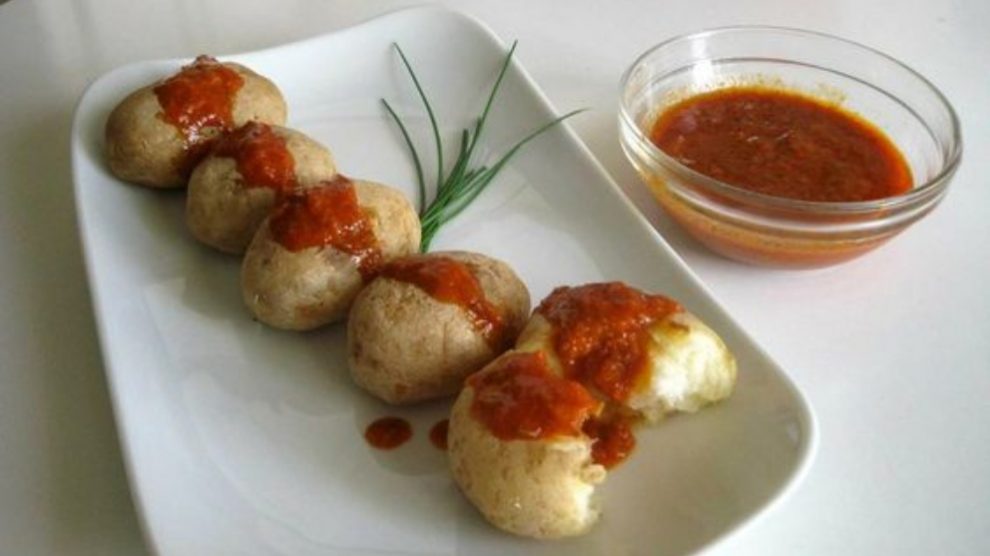 Receta de papas arrugás con mojo picón