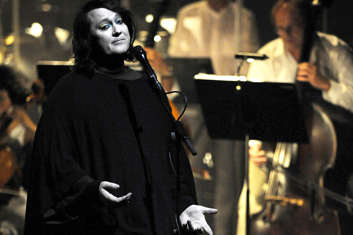 Antony Hegarty en una actuación en San Sebastián. (Foto: AFP)