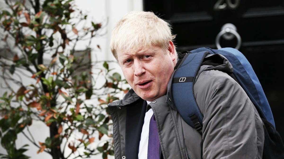 Boris Johnson, frente al 10 de Downing Street (Foto: Reuters)