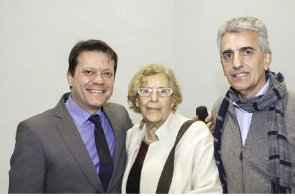 Manuel Ruiz, Manuela Carmena y José Luis Nieto Pereira. (Foto:luasura.wordpress.com)