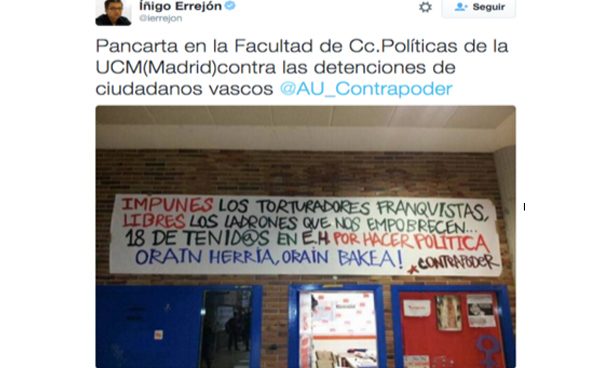 El futuro ministro del Interior de Pablo Iglesias, a favor de los presos de ETA