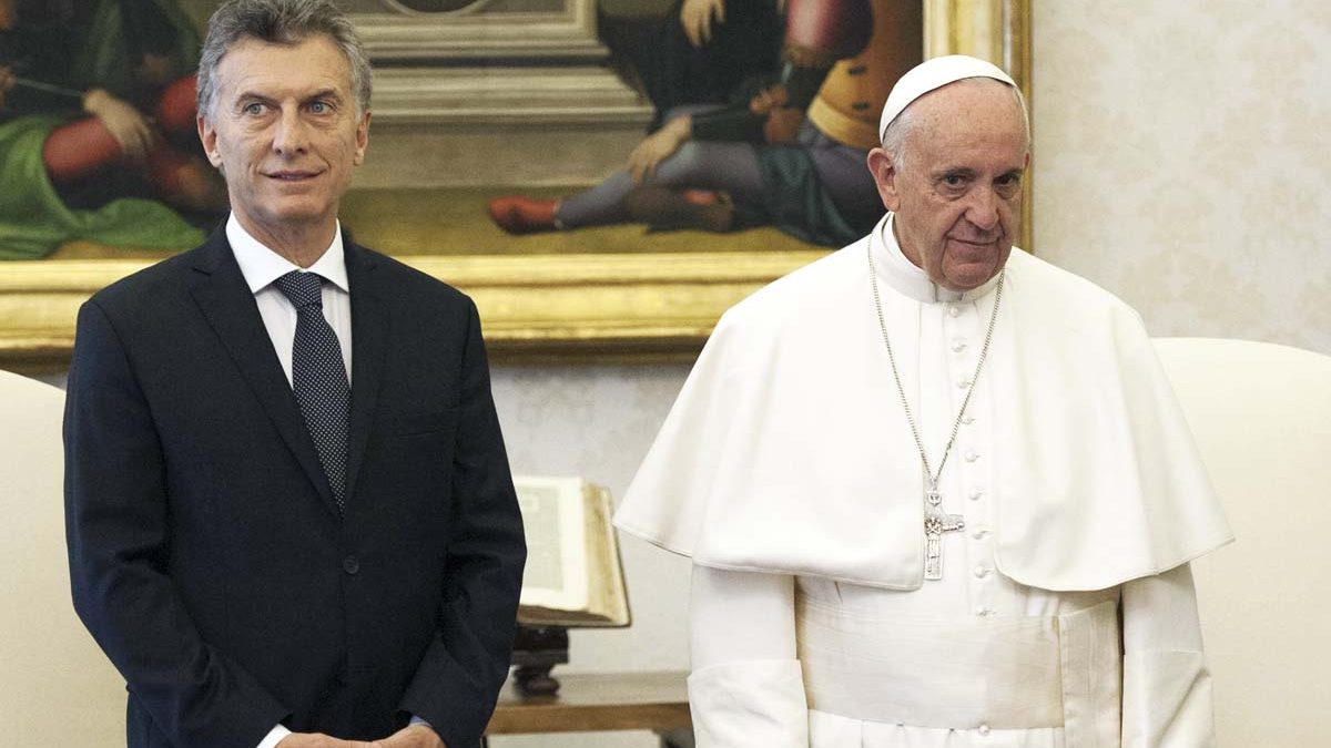 Mauricio Macri y el Papa Francisco (Foto: Reuters)
