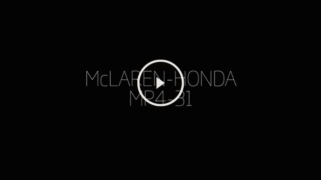 El MP4-31 de McLaren-Honda y Fernando Alonso ya suena