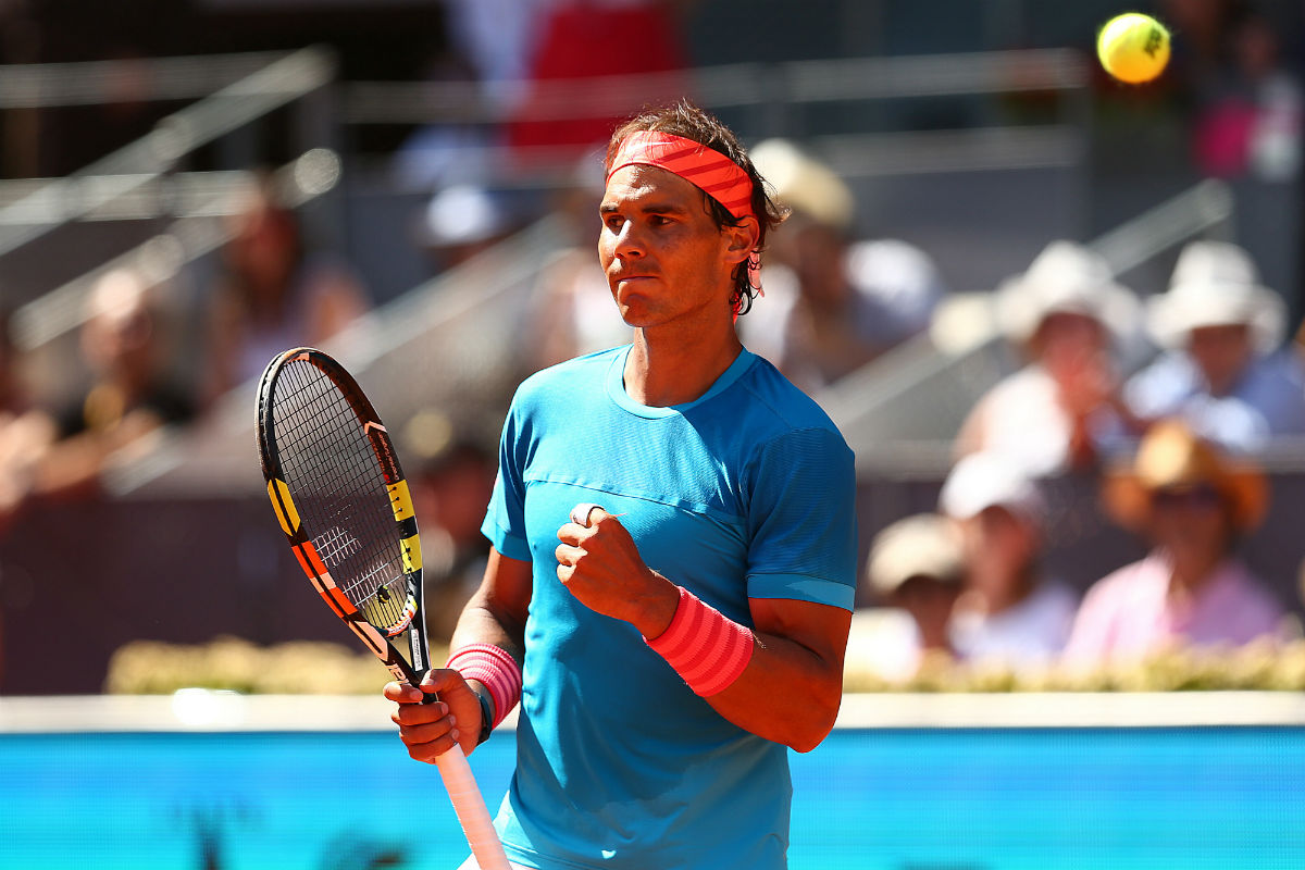 Rafael Nadal durante el Mutua Open de Madrid 2015 (Foto: GETTY).