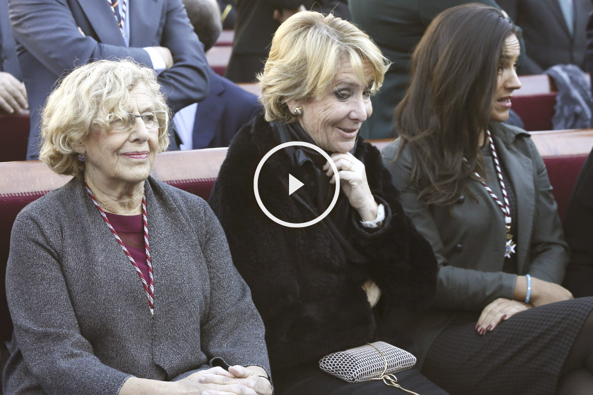 Manuela Carmena, Esperanza Aguirre y Begoña Villacís