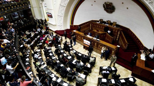 Vista general de la Asamblea Nacional de Venezuela. (Foto: AFP)