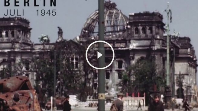 Un video muestra la ciudad de Berlin dos meses después de la derrota del régimen nazi