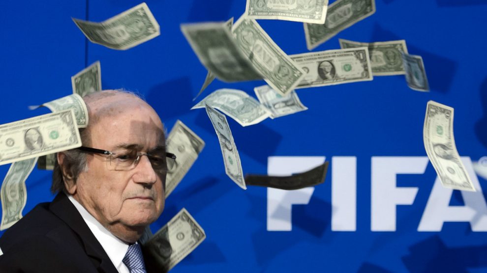 El ex presidente de la FIFA, acosado por la corrupción, Joseph Blatter. (Foto: AFP)
