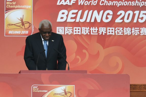 El ex presidente dela IAAF Lamine Diack. (Foto: AFP)