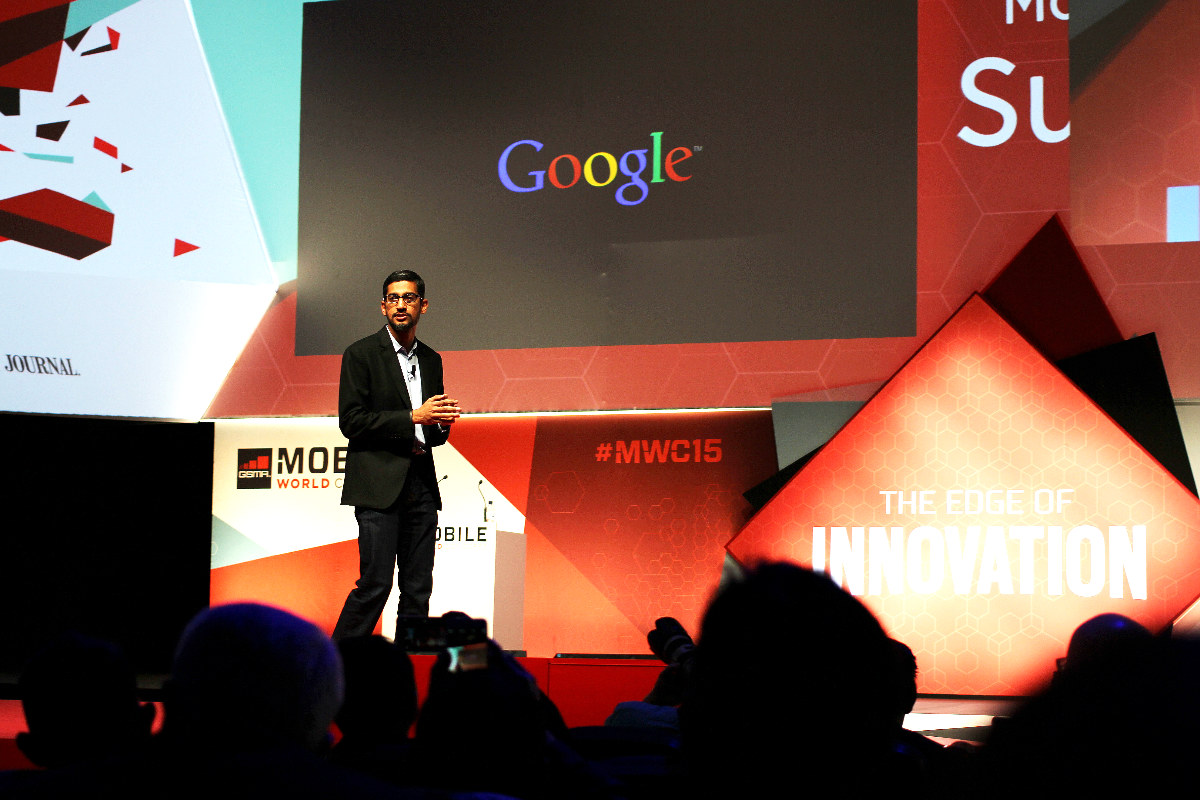 El ejecutivo de Google, Sundar Pichai.