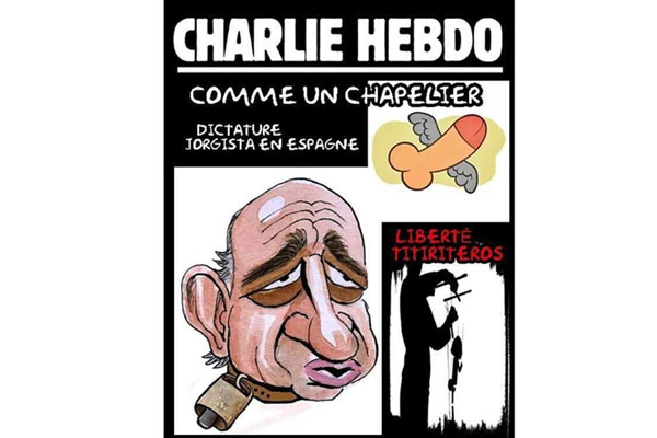 Portada ‘fake’ de Charlie Hebdo publicada por el diario Público.