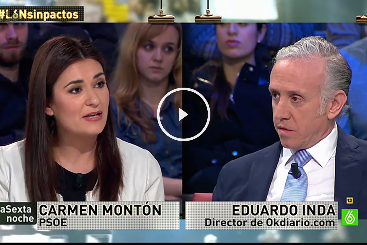 Carmen Montón y Eduardo Inda.