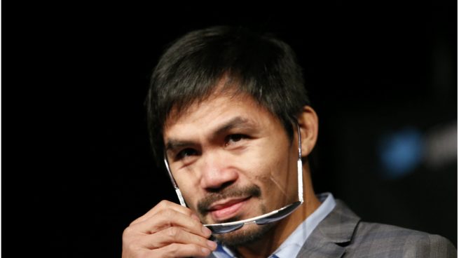 El boxeador filipino, Manny Pacquiao. (Foto: AFP)