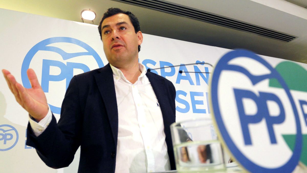 Juanma Moreno, presidente del PP en Andalucía. (Foto: EFE)
