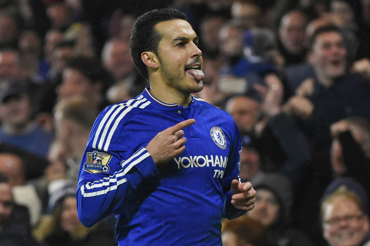 Pedro firmó un doblete contra el Chelsea. (Reuters)