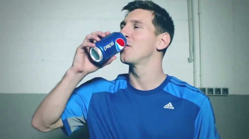Pepsi ya ha trabajado con Messi a nivel particular.