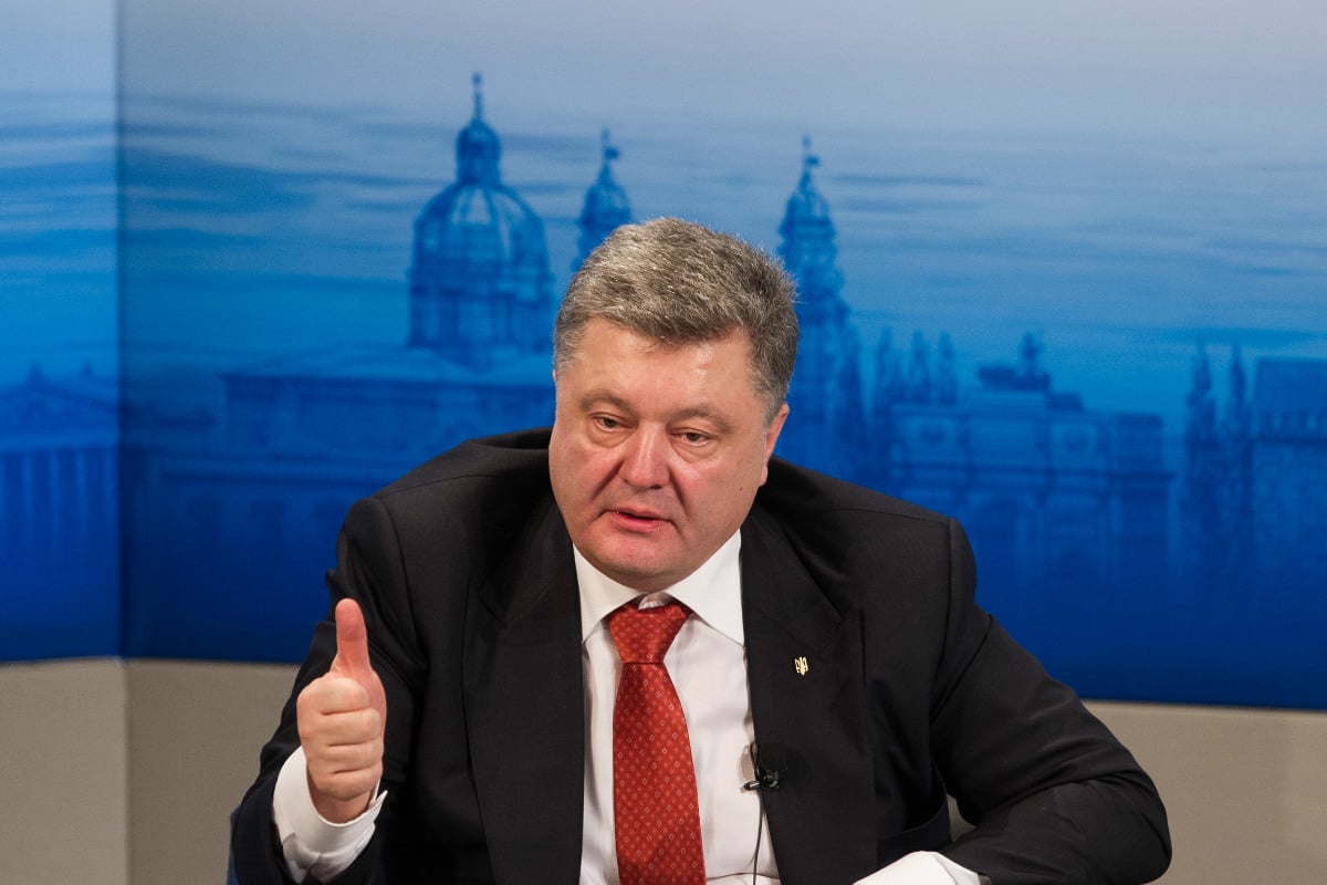 Petro Poroshenko, en la cumbre de seguridad de Múnich. (Foto: Getty)