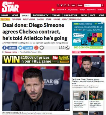 Gran repercusi&oacute;n en Inglaterra de la exclusiva.