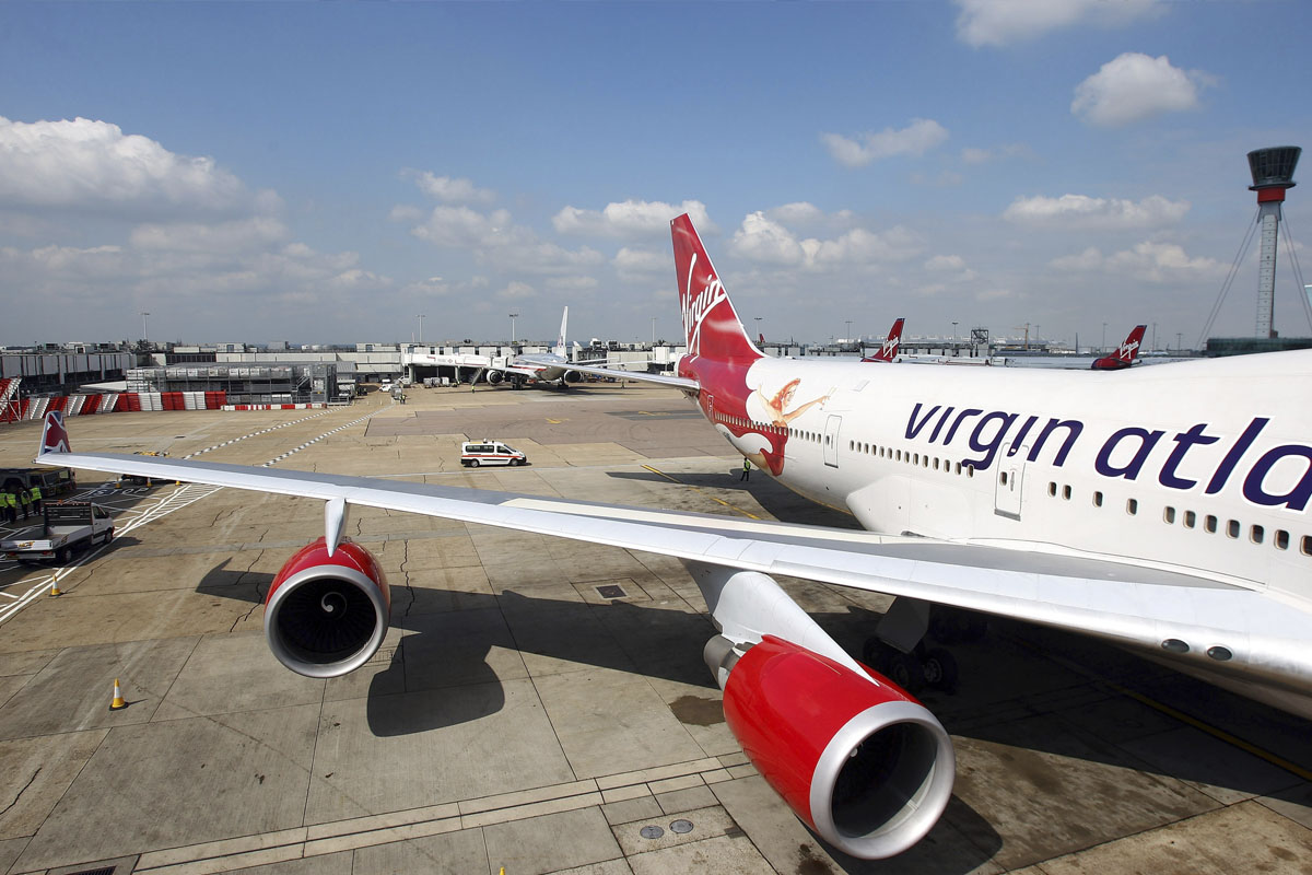 Avión de Virgin Atlantic en Heathrow. (Foto: Getty)