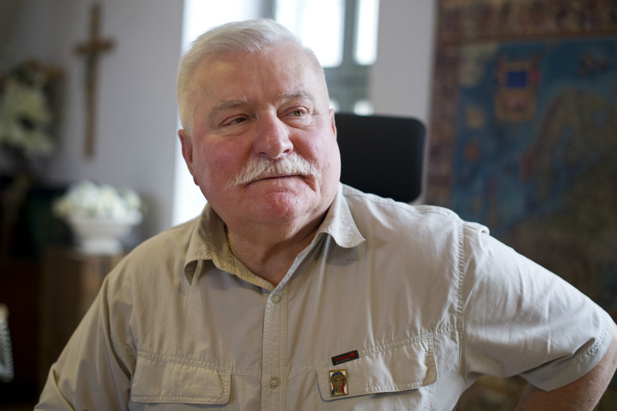 El ex líder sindicalista y ex presidente de Polonia, Lech Walesa. (Foto: Getty)