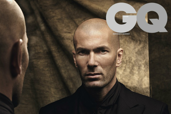 Zinedine Zidane, portada de la revista GQ.