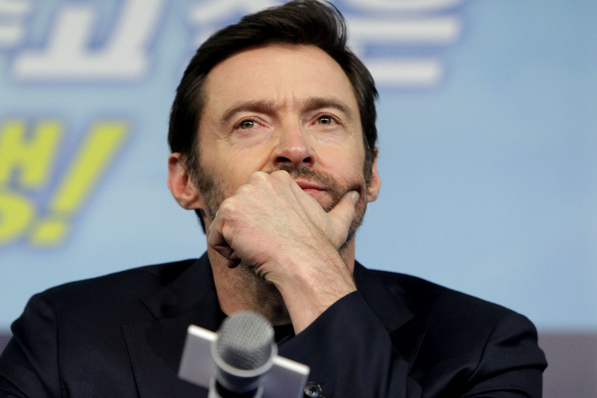 Imagen del actor australiano Hugh Jackman durante la presentación de su filme Eddie the Eagle. (Getty)