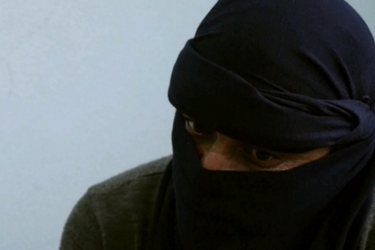 Imagen del terrorista Abu Hamed durante su entrevista en Sky News.
