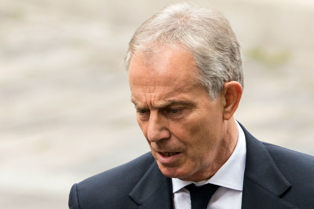 Imagen del ex primer ministro británico perteneciente al partido laborista, Tony Blair. (Efe)