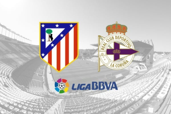 El Atlético de Madrid recibe al Deportivo en el Calderón.