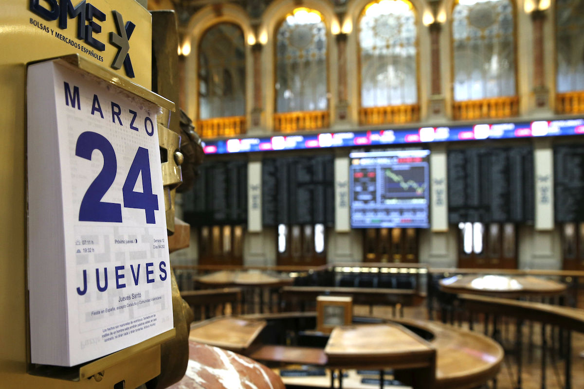 Bolsa de Madrid. (Foto: EFE)