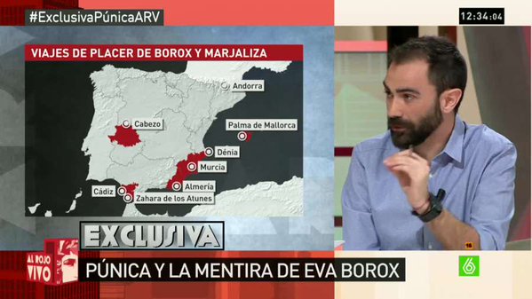 El periodista Joaquín Castellón detalla los lugares a los que viajó Borox.