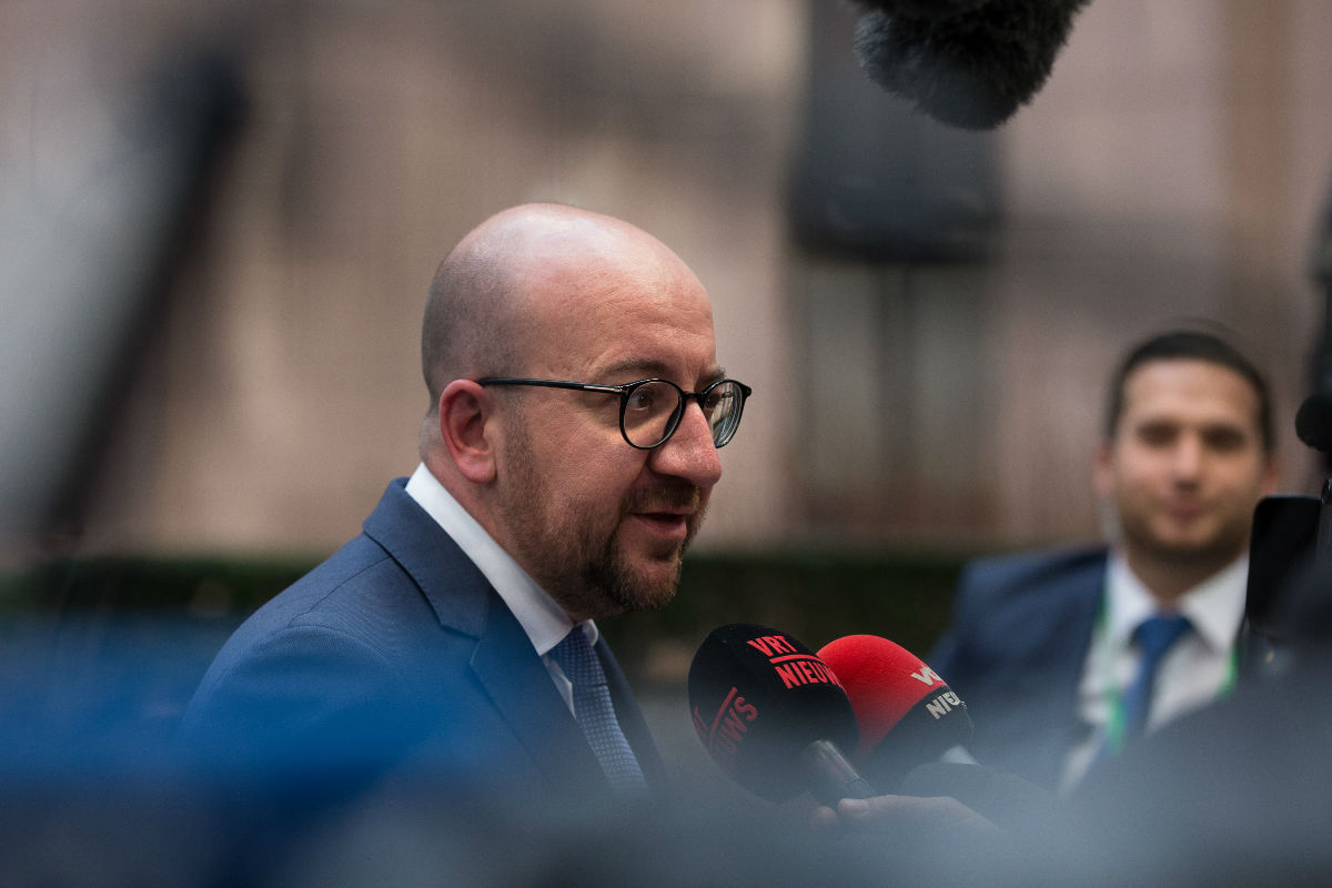 Charles Michel, presidente del Consejo Europeo.