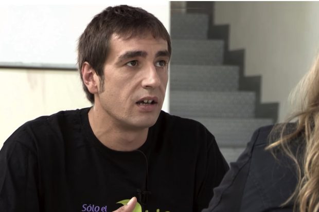 Emilio Delgado, ex secretario de Organización de Podemos Comunidad de Madrid. (Foto: YT)