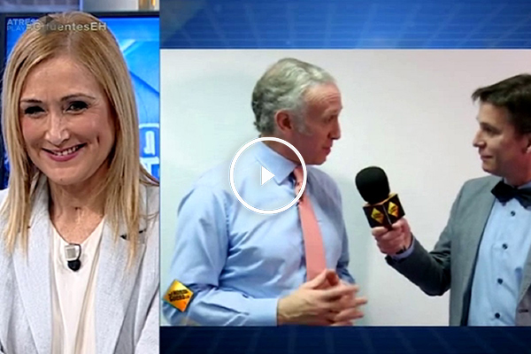 Inda en El Hormiguero hablando de Cristina Cifuentes.