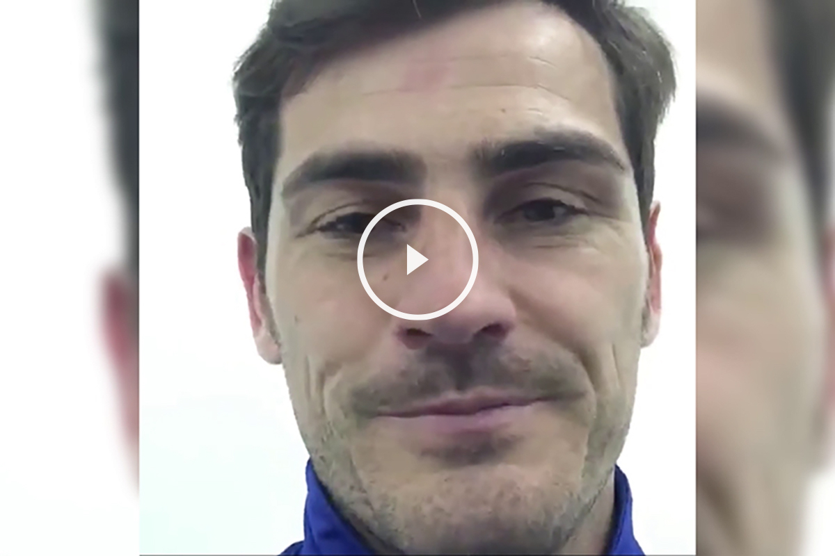 Iker Casillas, en su cuenta de Facebook.