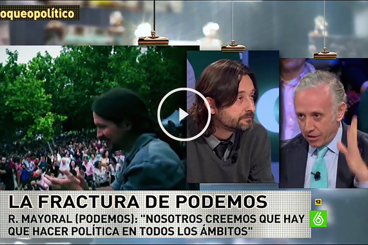 Eduardo Inda y Rafa Mayoral en La Sexta Noche