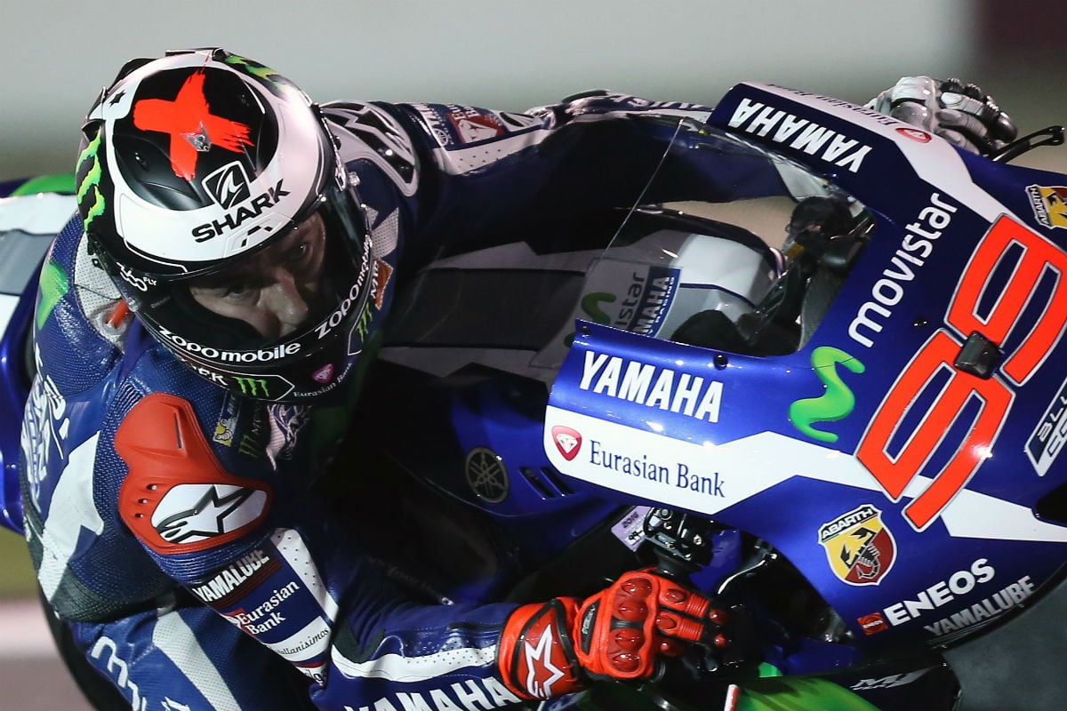 Lorenzo se mostró intratable en la primera prueba de MotoGP. (AFP)