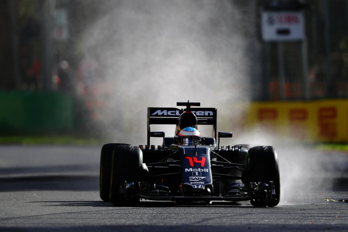 El McLaren-Honda de Fernando Alonso funcionó mejor de lo esperado en su estreno en Australia. (Getty)