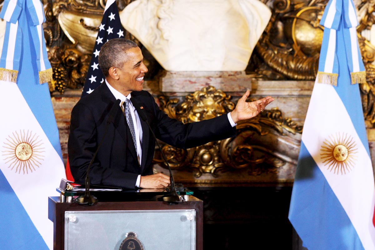 Barack Obama en Buenos Aires (Foto: Reuters)