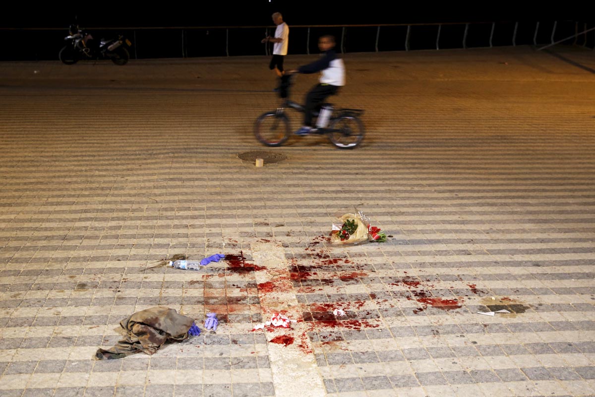 Escena del crimen en Jaffa, en las afueras de Tel Aviv (Foto: Reuters)