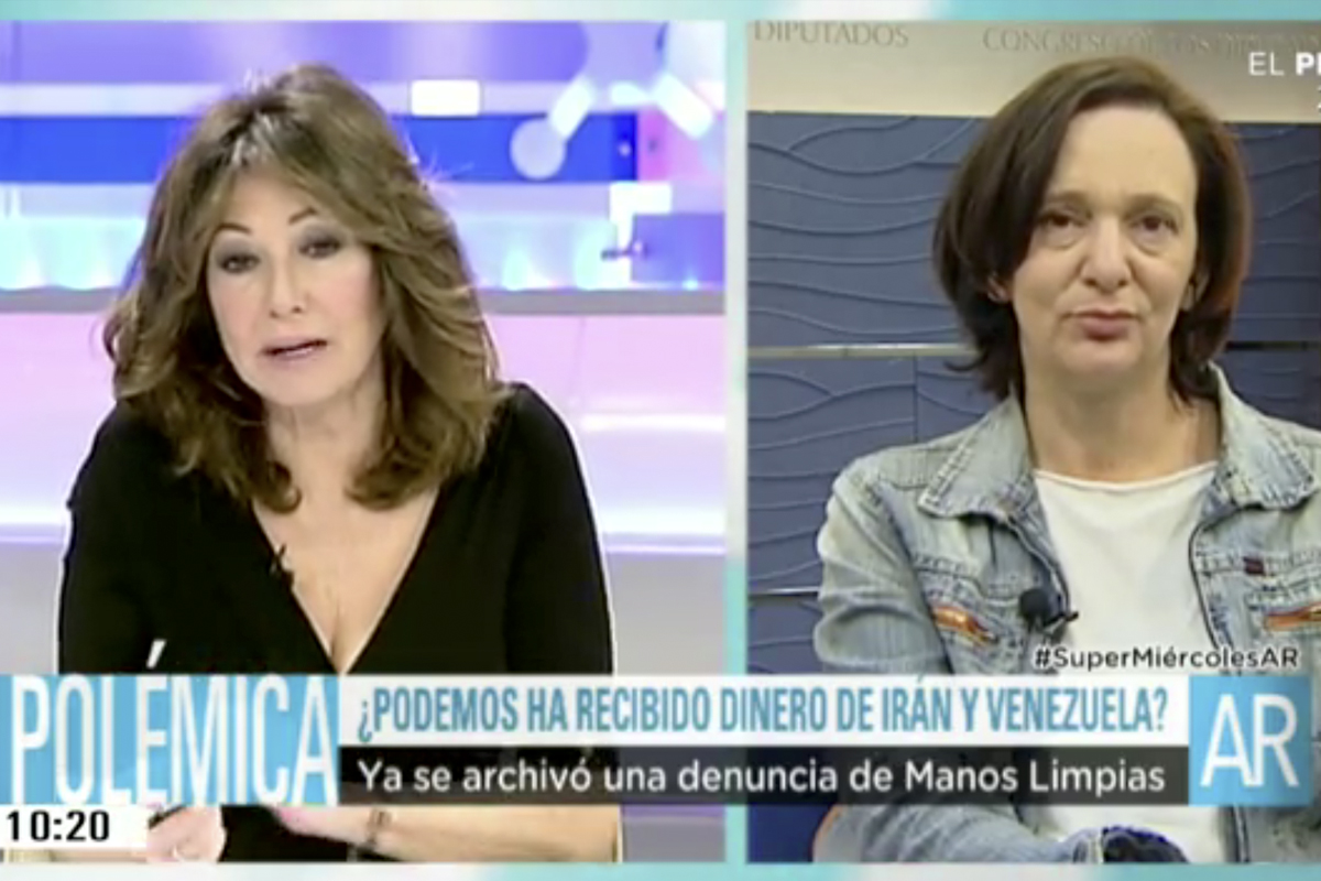 Ana Rosa Quintana entrevista a Carolina Bescansa.