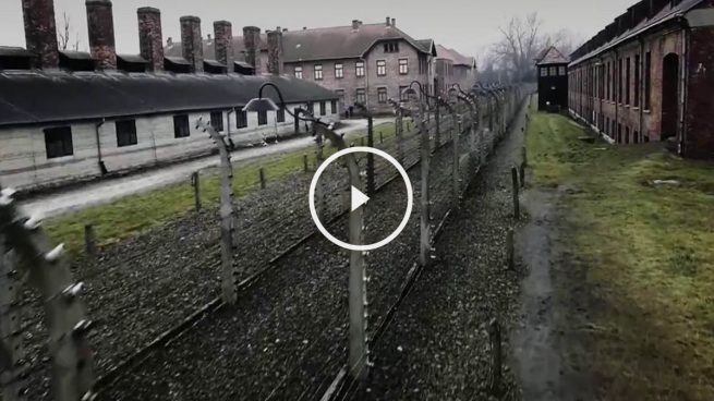 Un drone nos enseña los restos de Auschwitz