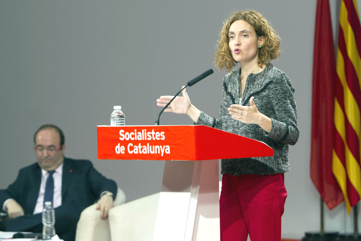 La secretaria de estudios y programas del PSOE, Meritxell Batet (Foto: Efe)