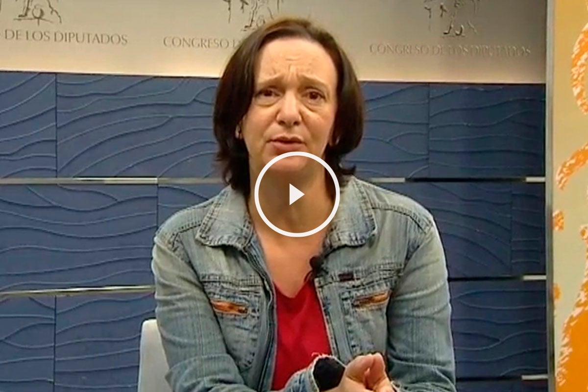 Carolina Bescansa en Telecinco.