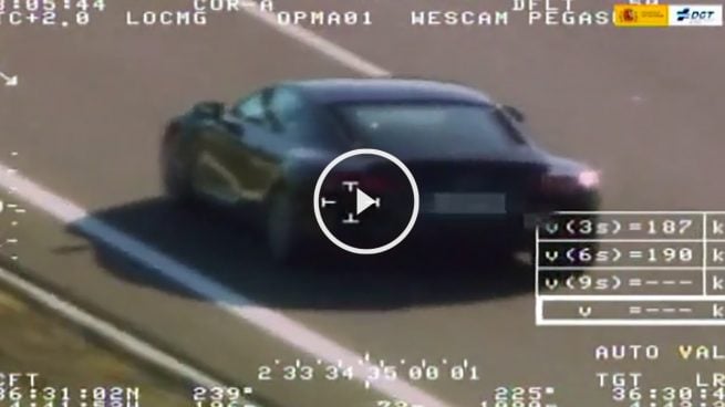 Pillan a un minusválido circulando sin carnet a 297km/h